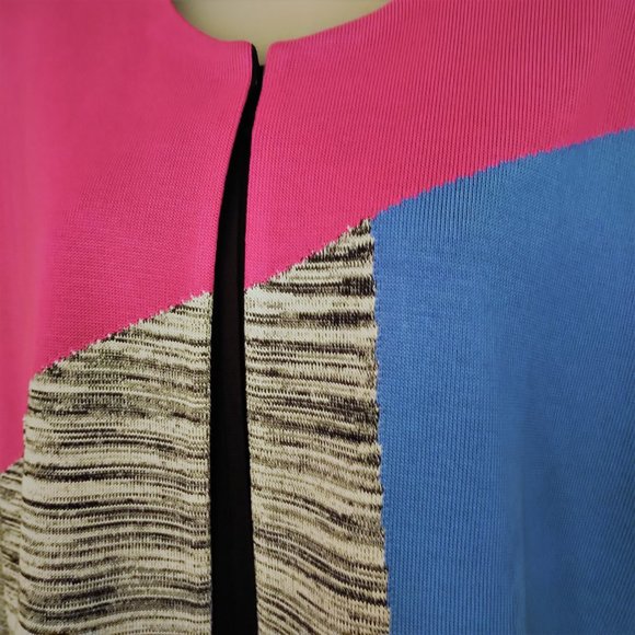 Misook Colorblock Jacket EUC XL - Picture 3 of 7